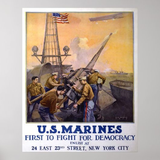 US-Marines Poster (Vorne)