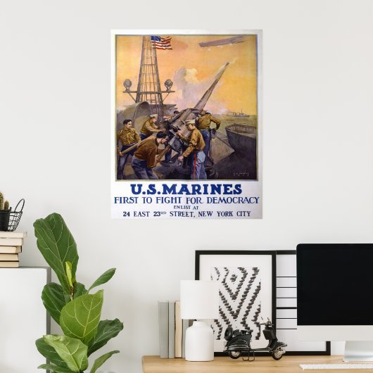 US-Marines Poster (Heimbüro)
