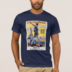 US-Marines Poster des Ersten Weltkriegs T-Shirt