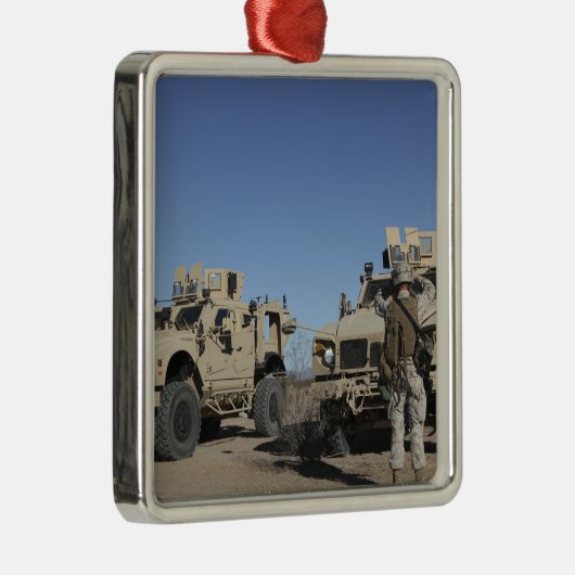 US-Marines Silbernes Ornament (Rechts)