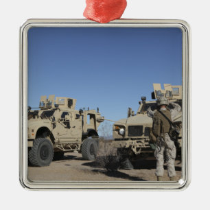 US-Marines Silbernes Ornament