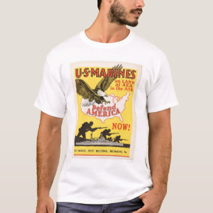 US-Marines verteidigen Amerika T-Shirt