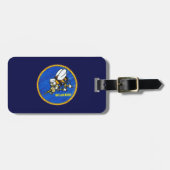 US-Marineseabees-Logo Gepäckanhänger (Vorderseite horizontal)