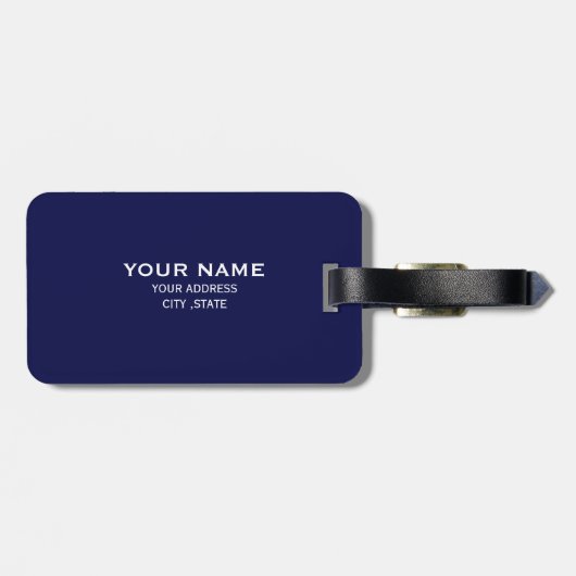 US-Marineseabees-Logo Gepäckanhänger (Rückseite horizontal)