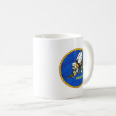 US-Marineseabees-Logo Kaffeetasse (VorderseiteRechts)