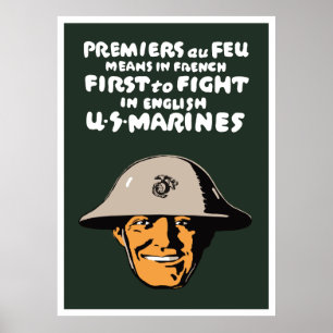 US-Marinesoldaten -- Zuerst kämpfen Poster