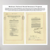 US Medicare National Social Insurance Program Poster (Vorne)