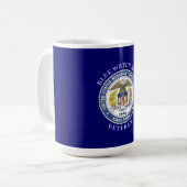 US Merchant Marine Academy Blue Water Veteran Kaffeetasse (Vorderseite Links)