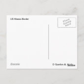 US Mexico Border Postcard Postkarte (Rückseite)
