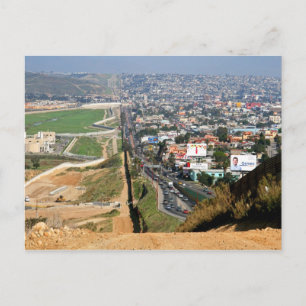 US Mexico Border Postcard Postkarte