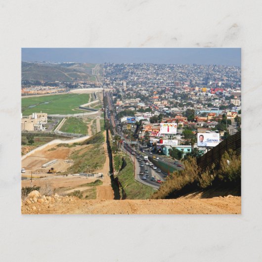 US Mexico Border Postcard Postkarte (Vorderseite)