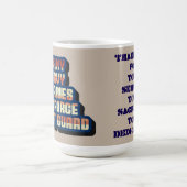 US-MILITÄR - DANKE KAFFEETASSE (Mittel)