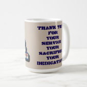 US-MILITÄR - DANKE KAFFEETASSE (VorderseiteRechts)