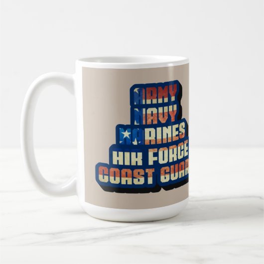 US-MILITÄR - DANKE KAFFEETASSE (Links)
