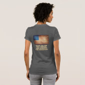 US-MILITÄR - Danke T-Shirt (Schwarz voll)