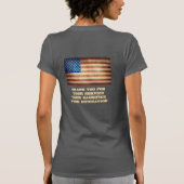 US-MILITÄR - Danke T-Shirt (Rückseite)