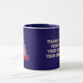 US-MILITÄR - DANKE TASSE (Zentrum)