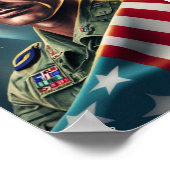 US-Militär für Veteranentag 2023 Poster (Ecke)