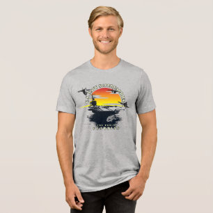 US-Militär   Männer Tri-Blend Shirt