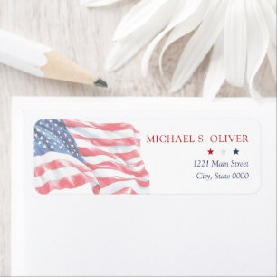 US-Militär-Rentner Patriotische Amerikanische Flag