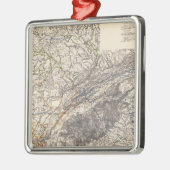 US-Militär Silbernes Ornament (Links)