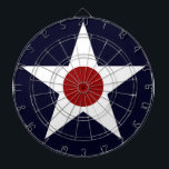 US-Militärflugzeugroundel - 241102-K Dartscheibe<br><div class="desc">U.S. Military Aircraft Roundel - 241102- K. Army Air Force National Star and Bars Insignia.</div>