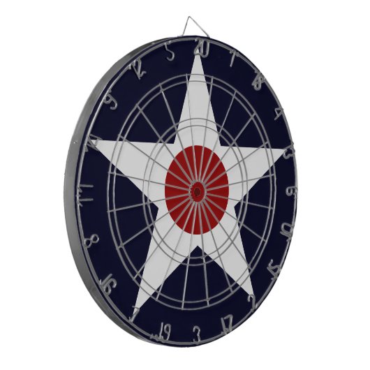 US-Militärflugzeugroundel - 241102-K Dartscheibe (Vorderseite Links)