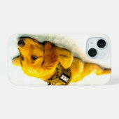 US-MILITÄRHUNDE iPhone 15 HÜLLE (Rückseite (Horizontal))