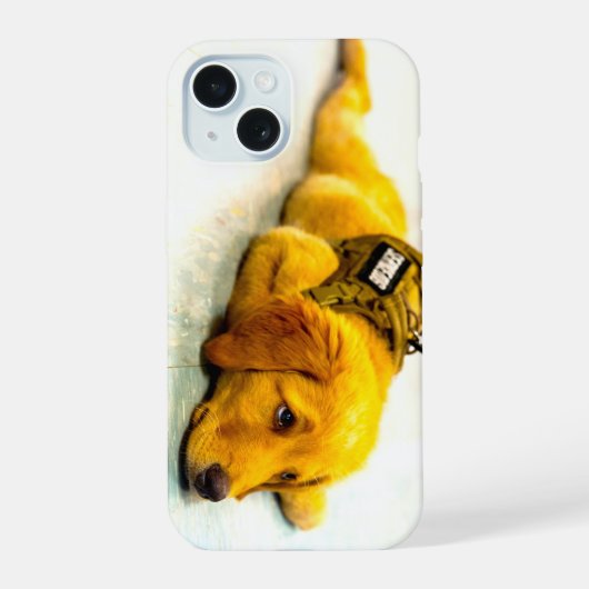 US-MILITÄRHUNDE iPhone 15 HÜLLE (Rückseite)