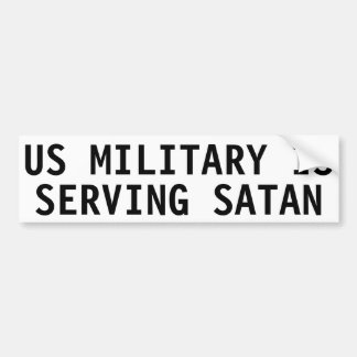 US-MILITÄRIN DIENST SATAN AUTOAUFKLEBER