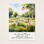 US Militärische Gedenkstätte Veteranen Gebet (Vorderseite)