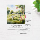 US Militärische Gedenkstätte Veteranen Gebet (Schreibtisch)