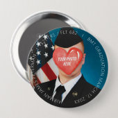 US Militärische Grundausbildung - Boot Camp Abschl Button (Vorne & Hinten)