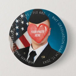 US Militärische Grundausbildung - Boot Camp Abschl Button