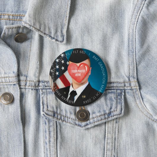 US Militärische Grundausbildung - Boot Camp Abschl Button (Beispiel)