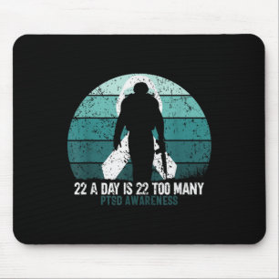 US Militärische Veteranen Selbstmordbewusstsein Pt Mousepad
