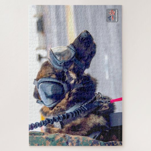 US-MILITÄRISCHER ARBEITHUND (20 x 30 Zoll) Puzzle (Vertikal)