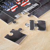 US-MILITÄRISCHER ARBEITHUND (20 x 30 Zoll) Puzzle (Seite)