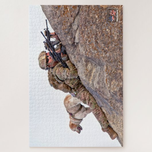 US-MILITÄRISCHER ARBEITHUND (20 x 30 Zoll) Puzzle (Vertikal)