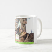 US-MILITÄRISCHER ARBEITSHUND KAFFEETASSE (VorderseiteRechts)