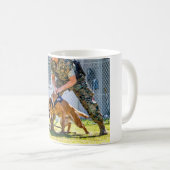 US-MILITÄRISCHER ARBEITSHUND KAFFEETASSE (VorderseiteRechts)