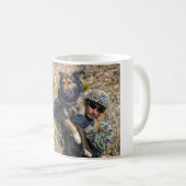 US-MILITÄRISCHER ARBEITSHUND KAFFEETASSE (VorderseiteRechts)