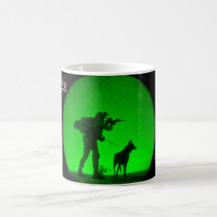 US-MILITÄRISCHER ARBEITSHUND KAFFEETASSE