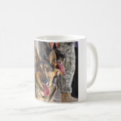US-MILITÄRISCHER ARBEITSHUND KAFFEETASSE (VorderseiteRechts)