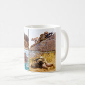 US-MILITÄRISCHER ARBEITSHUND KAFFEETASSE (VorderseiteRechts)
