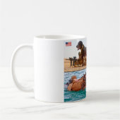 US-MILITÄRISCHER ARBEITSHUND KAFFEETASSE (Links)