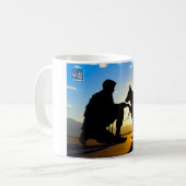 US-MILITÄRISCHER ARBEITSHUND KAFFEETASSE (Vorderseite Links)
