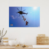 US-MILITÄRISCHER ARBEITSHUND POSTER (Küche)