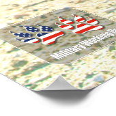 US-MILITÄRISCHER ARBEITSHUND POSTER (Ecke)