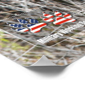 US-MILITÄRISCHER ARBEITSHUND POSTER (Ecke)